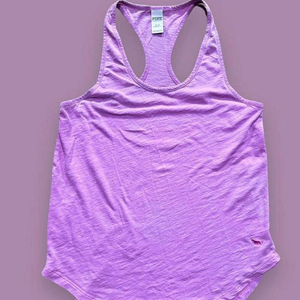 Victoria’s Secret PINK Racerback Sleep Tank Women’s M Pink Y2K Lounge
